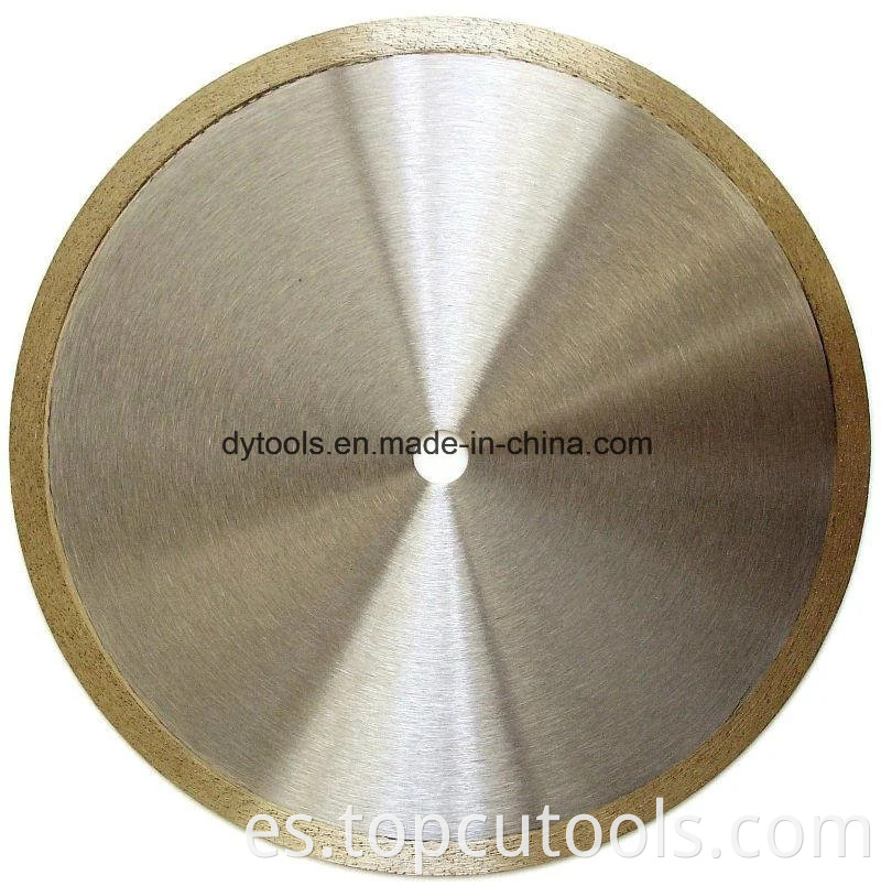 Bordo de cerámica de alto rendimiento Rim Rim Continua Diamond Saw Blade Herramientas Fabricante